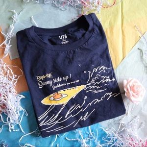 Uniqlo Gudetama the lazy egg t-shirt